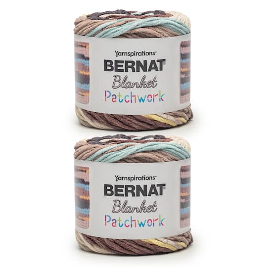 2 Pack Bernat® Blanket Patchwork™ Yarn